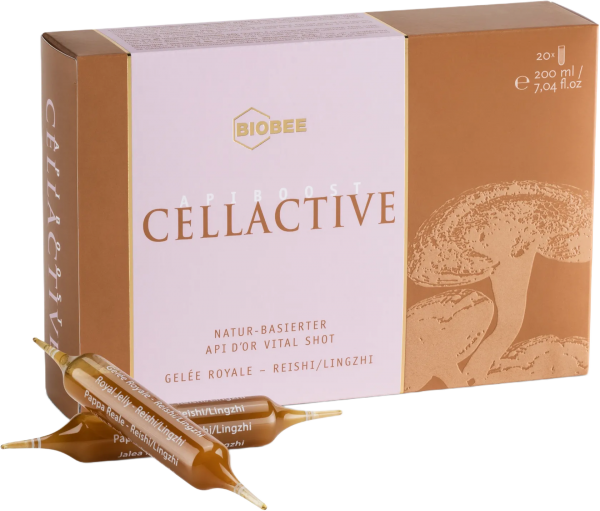 ApiBoost ® Cellactive 20 x 10 ml Trinkampullen mit Gelee Royale und Lingzhi