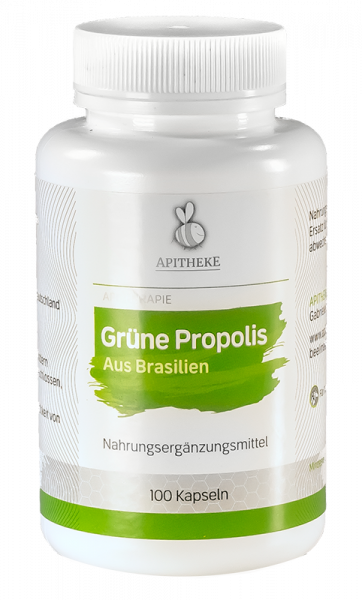 Grüne Propolis Kapseln ohne Zusatzstoffe - (Propolisextrakt aus Brasilien)