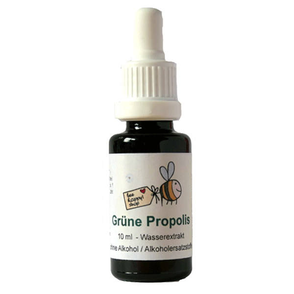 Grüne Propolis Tropfen auf Wasserbasis