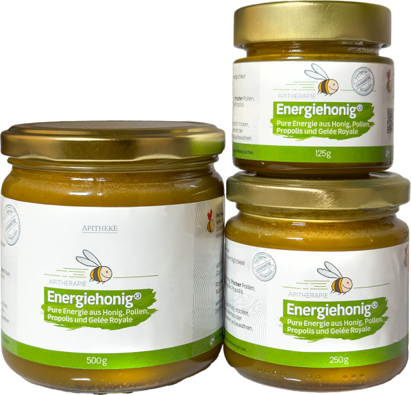 Vornbacher Energiehonig® - Honig Energie mit Pollen, Gelee Royale und Propolis - Eigene Herstellung