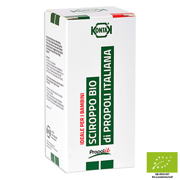 Propolit Sirup Balsamico BIO - Propolissirup ohne Alkohol - Ideal für Kinder ab 2 Jahre