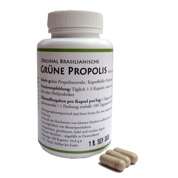 Grüne Propolis Kapseln